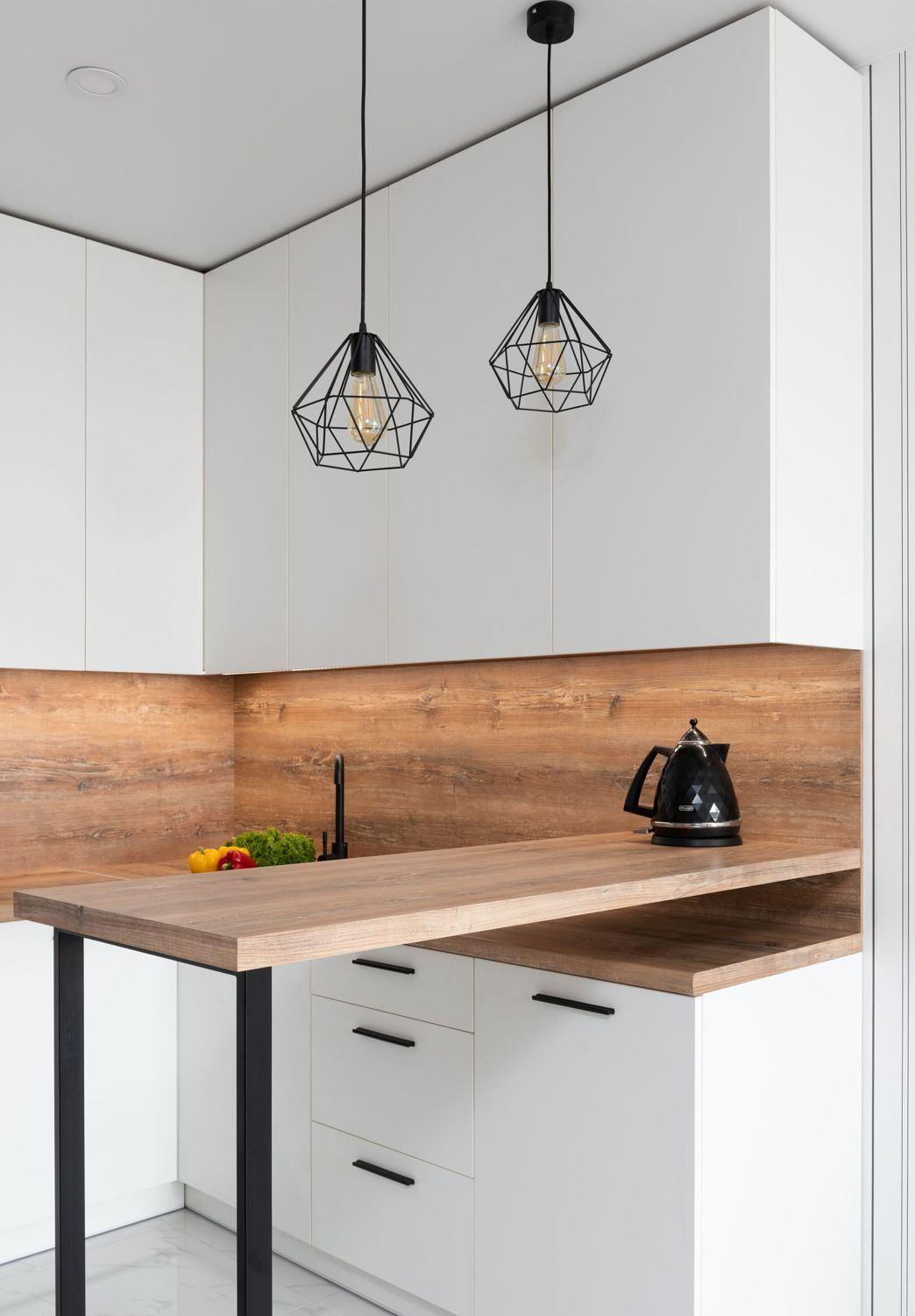 Geometric pendant lights